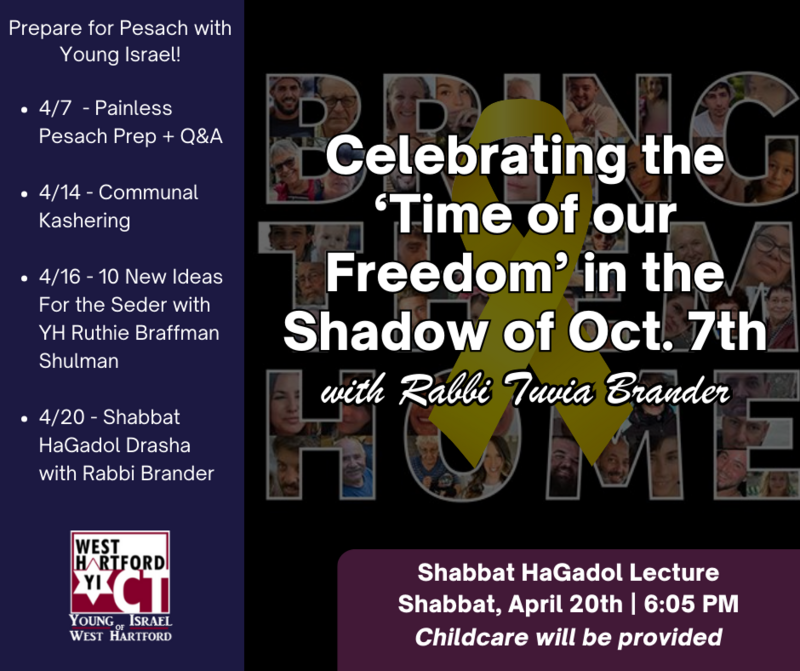 Banner Image for Painless Passover Prep: Celebrating the 'Time of Our Freedom' in the Shadow of Oct. 7th