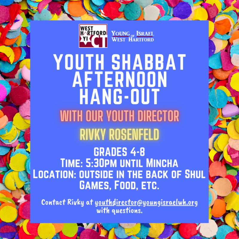 Banner Image for Shabbat Afternoon Hang-Out