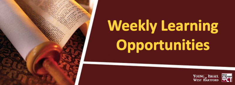 Weekly Learning Opportunities